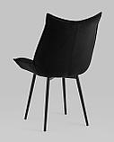Стул Stool Group обеденный для кухни Осло велюр черный, фото 8