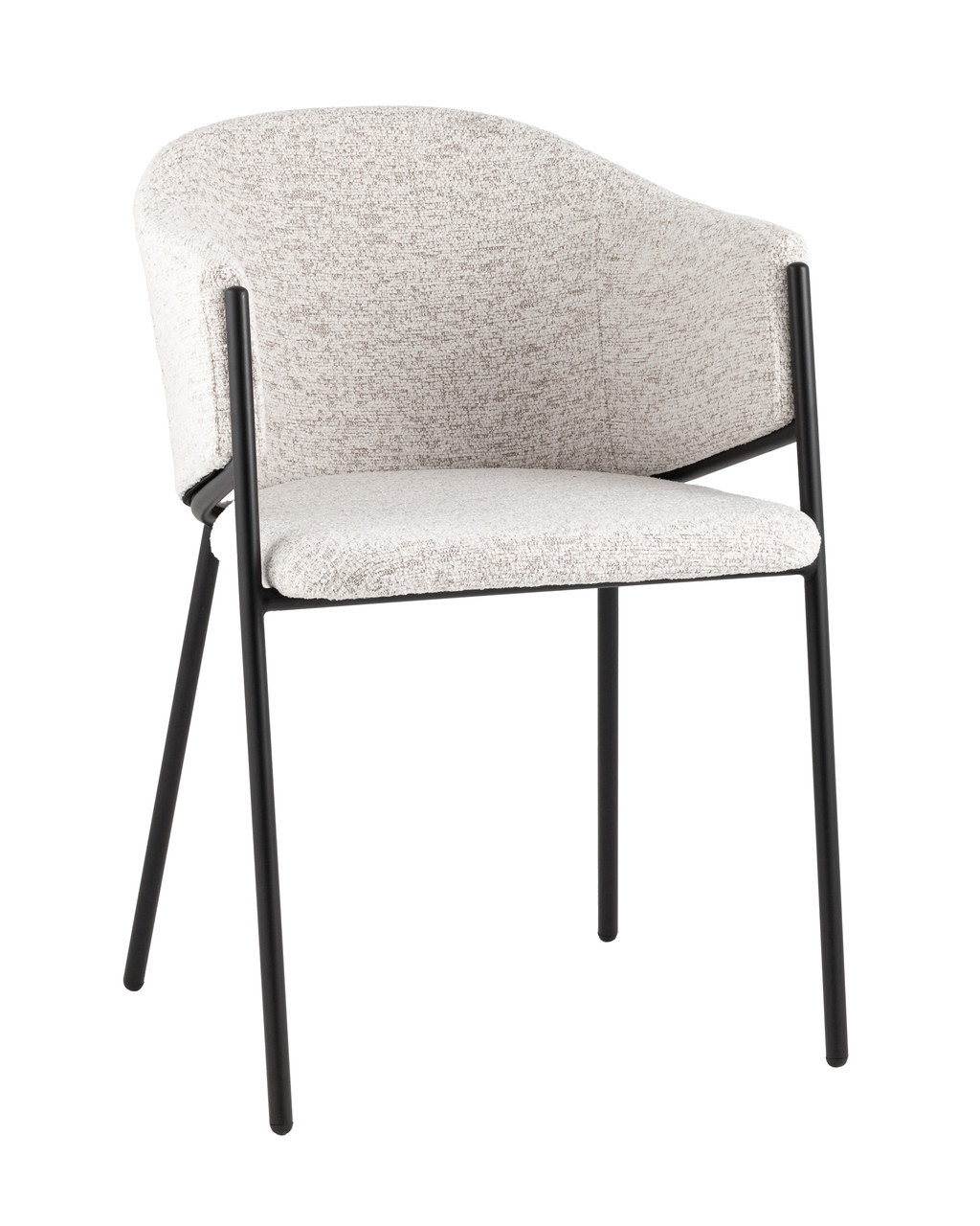 Стул Stool Group Carmel букле бело-серый