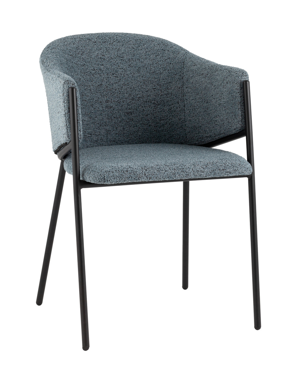 Стул Stool Group Carmel букле голубой