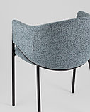 Стул Stool Group Carmel букле голубой, фото 7