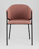Стул Stool Group Carmel шенилл пыльно-розовый, фото 2