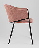 Стул Stool Group Carmel шенилл пыльно-розовый, фото 3