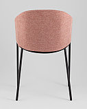 Стул Stool Group Carmel шенилл пыльно-розовый, фото 4