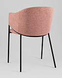 Стул Stool Group Carmel шенилл пыльно-розовый, фото 5