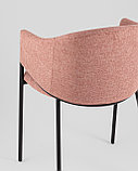 Стул Stool Group Carmel шенилл пыльно-розовый, фото 6