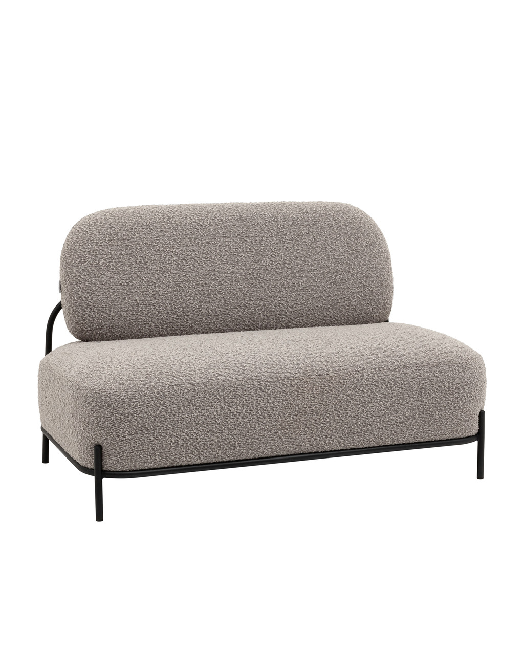 Прямой диван Stool Group Стоун new ткань букле серый