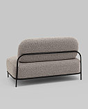 Прямой диван Stool Group Стоун new ткань букле серый, фото 5