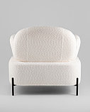 Кресло Stool Group Кэнди ткань букле белый, фото 6
