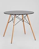 Стол Stool Group EAMES DSW NEW D=80 черный, фото 2
