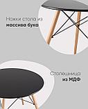 Стол Stool Group EAMES DSW NEW D=80 черный, фото 5