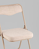 Стул Stool Group Джонни рогожка бежевая каркас бежевый, фото 3