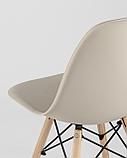 Стул Stool Group Eames Style DSW бежевый пластик, стальной каркас, натуральный массив бука, фото 10