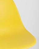 Стул Stool Group Eames Style DSW желтый пластик, стальной каркас, натуральный массив бука, фото 10