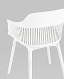 Стул Stool Group Crocus с подушкой из экокожи пластиковый каркас белый, фото 9