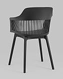 Стул Stool Group Crocus с подушкой из экокожи пластиковый каркас черный, фото 8