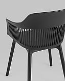 Стул Stool Group Crocus с подушкой из экокожи пластиковый каркас черный, фото 9
