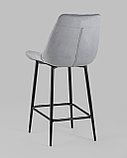 Стул полубарный Stool Group Флекс велюр серый, фото 6