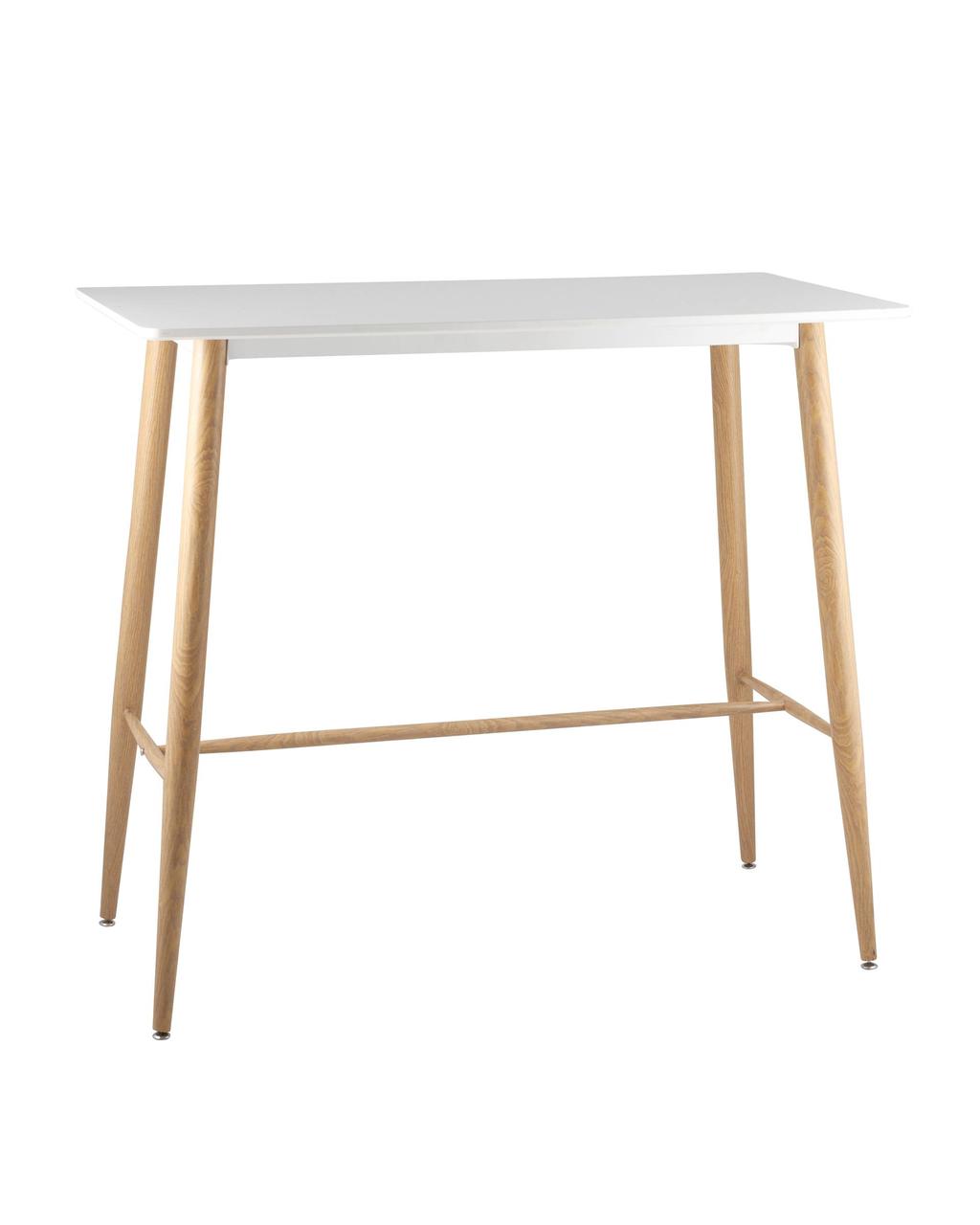 Стол барный Stool Group EAMES NEW 120*60*106, белый