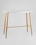 Стол барный Stool Group EAMES NEW 120*60*106, белый, фото 2