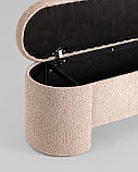 Банкетка Stool Group Taks с местом для хранения букле капучино, фото 5