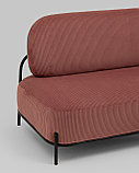 Диван прямой Stool Group Стоун велюр рельефный коралловый, фото 6