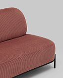 Диван прямой Stool Group Стоун велюр рельефный коралловый, фото 7