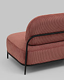 Диван прямой Stool Group Стоун велюр рельефный коралловый, фото 8