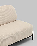 Диван прямой Stool Group Стоун велюр рельефный молочный, фото 7