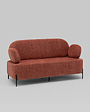 Диван прямой Stool Group Кэнди ткань букле коралловый, фото 2