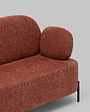 Диван прямой Stool Group Кэнди ткань букле коралловый, фото 7