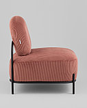 Кресло Stool Group Стоун велюр рельефный коралловый, фото 4