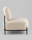 Кресло Stool Group Стоун велюр рельефный молочный, фото 7