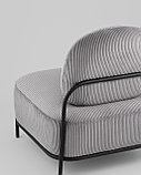 Кресло Stool Group Стоун велюр рельефный светло-серый, фото 7