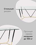 Стол Stool Group обеденный Даймакс 180*90 прозрачный, фото 3