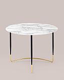 Стол Stool Group обеденный Даймакс 110*110 белый мрамор, фото 7
