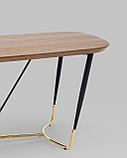 Стол Stool Group обеденный Даймакс 180*90 темное дерево, фото 6