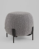 Пуф Stool Group Флик new ткань букле тёмно-серый, фото 2