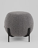 Пуф Stool Group Флик new ткань букле тёмно-серый, фото 3