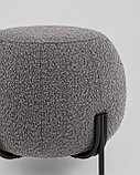 Пуф Stool Group Флик new ткань букле тёмно-серый, фото 4