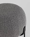 Пуф Stool Group Флик new ткань букле тёмно-серый, фото 5