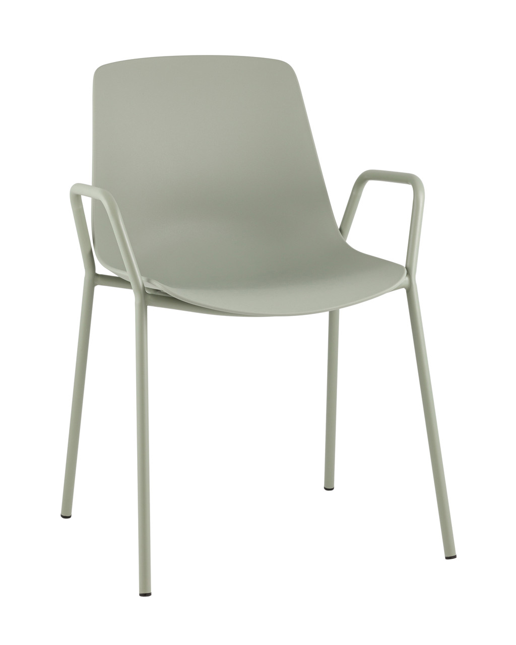 Стул Stool Group Kaira пластик серо-зеленый