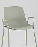 Стул Stool Group Kaira пластик серо-зеленый, фото 4