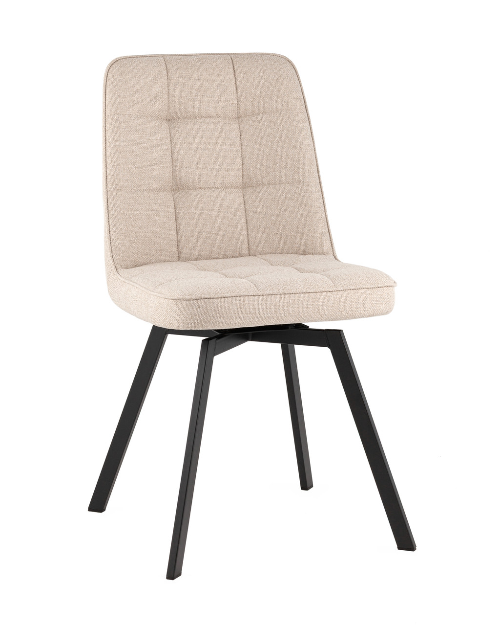 Стул Stool Group Pleid вращающийся кремовый