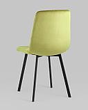 Стул Stool Group Chilly велюр фисташковый ножки металлические плоской формы, фото 8