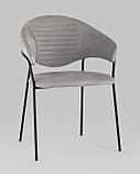 Стул Stool Group Алексис искусственная замша серый, фото 2