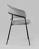 Стул Stool Group Алексис искусственная замша серый, фото 3