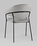 Стул Stool Group Алексис искусственная замша серый, фото 6