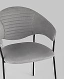 Стул Stool Group Алексис искусственная замша серый, фото 8