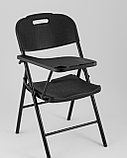 Стулья складные Stool Group банкетный со столиком черный Кейт, пластик, металлический каркас, фото 7