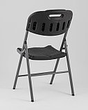 Стулья складные Stool Group банкетный Кейт черный, пластик, металлический каркас, фото 6